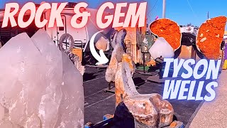 Tyson Wells Rock amp Gem Show 2022 Quartzsite AZ [upl. by Anelec784]