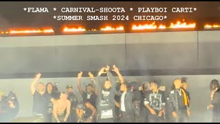 PLAYBOI CARTI “CARNIVAL amp SHOOTA” LIVE  SUMMER SMASH  CHICAGO  06152024 [upl. by Bilicki]