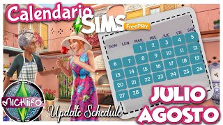 Calendario Sims Es SIMORE 🩷 Agosto  Septiembre 🧸 That’s Simore Update Sims Freeplay Schedule [upl. by Shaver]