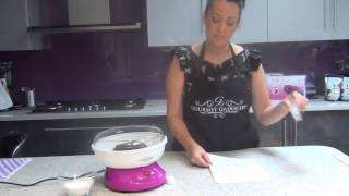 How to Make Candy Floss Cones out of paper at home With Gourmet Gadgetry [upl. by Ranee]