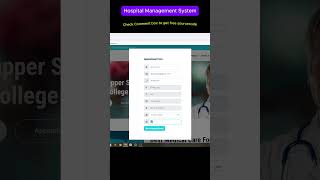 Doctor Appointment Form with Database Hospital management system shorts programming python [upl. by Gamages]