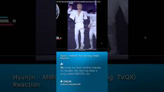 Hyunjin  MIROTIC Fancam Reaction Patreon Link [upl. by Maillw]