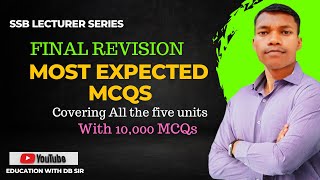 FINAL REVISION  10000 IMPORTANT MCQS  SSB DEGREE LECTURER ODISHA 2023 [upl. by Eked]