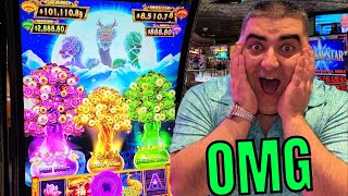 My BIGGEST JACKPOT On Dragon Trio Slot  MIND BLOWING WINNING SESSION [upl. by Alleynad]