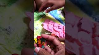 Crayon Making at home  Kids making toy crayons [upl. by Anilahs]