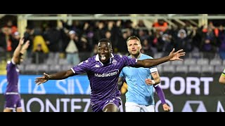 HIghlights Fiorentina vs Lazio 21 [upl. by Eseuqcaj190]