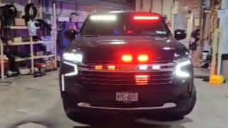 Chevrolet suburban upfitted with Whelen Core vehicle specific obd emergency lights sirens package [upl. by Adabel]