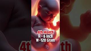 प्रेगनेंसी में 1 से 9 महीने की बच्चे की लम्बाई और वजन Baby Growth 0 to 9 Months [upl. by Eidur]