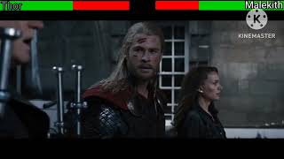 Thor vs Malekith with healthbars  Greenwitch fight  part 2 [upl. by Attenra984]