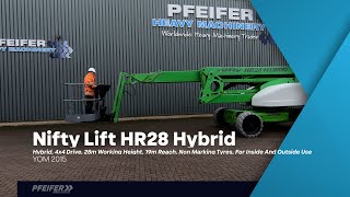 Niftylift HR28 Hybrid 2015 [upl. by Enaitsirk]