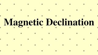 Magnetic Declination  Isogonic Line  Agonic Line  Compass Survey [upl. by Arimat]