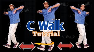 C WALK FOOTWORK TUTORIAL Series Episode 03 Gangsta Hop cwalk cwalktutorial [upl. by Odelia605]