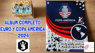 COPA AMÉRICA Y EURO 2024  ÁLBUM COMPLETO 3 REYES [upl. by Aihsenet936]