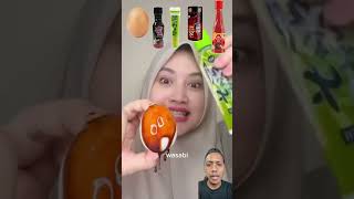 Makan telor eatsambel mukbang challenge food [upl. by Henni]