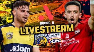 CENTRAL COAST MARINERS VS ADELAIDE UNITED  ALEAGUE LIVESTREAM  2425 [upl. by Urson98]