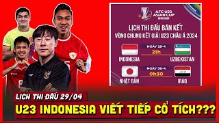 🔴 Lịch Thi Đấu Bóng Đá Hôm Nay 2904 Bán Kết U23 Châu Á 2024  U23 Indonesia vs U23 Uzbekistan [upl. by Windsor222]