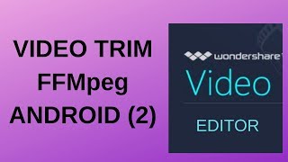 Trim video using FFMpeg Library in Android Studio PART 2 [upl. by Jepum]