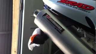 Suzuki TL1000R Exhaust Modification [upl. by Hgielak768]