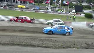 LANDSKAMP Momarken Rallycross 3 omg 1 heat 2024 [upl. by Yolane599]