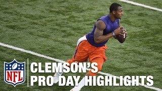 Clemson Pro Day Deshaun Watson and Mike Williams Highlights amp Mike Mayocks Analysis  NFL [upl. by Kciredor327]