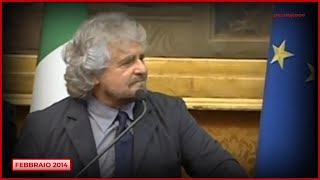 Beppe Grillo incontra Renzi del Pd per volere della maggioranza degli Iscritti [upl. by Adnolahs]