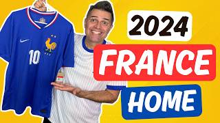 2024 UEFA EURO KIT 🇫🇷 Nike 202425 France Home Shirt Review [upl. by Nenerb]