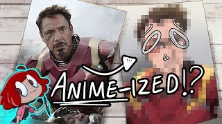 The AVENGERS as ANIME Characters [upl. by Strickler]