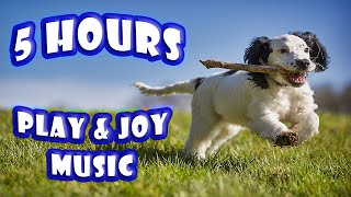 5 Hours of PLAY amp JOY for Dogs Upbeat Music for DOGS to Play have FUN and MAX JOY [upl. by Ailesor45]