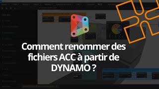 Comment renommer des fichiers ACC à partir de DYNAMO [upl. by Attikram30]