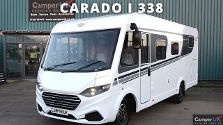 Carado I 338 Motorhome For Sale at Camper UK [upl. by Acirema]