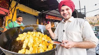 INDIAN STREET FOOD Tour DEEP in PUNJAB INDIA  BEST STREET FOOD in INDIA and BEST CURRY HEAVEN [upl. by Nostets28]