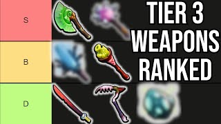 Grounded 14 Tier 3 Weapons Tier List [upl. by Eenalem316]