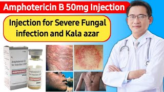 Amphotericin b injection uses in hindi  Treatment of severe fungal infection  Fungal infection [upl. by Kafka]