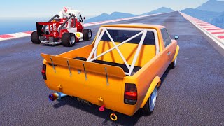 GTA 5 NEW Update  Warrener HKR Datsun Sunny Hakotora Pickup [upl. by Ldnek323]