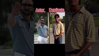 Bollywood actors and their duplicates😍🔥👀bollywood dublicate viralvideo youtubeshorts shorts [upl. by Nnahsal558]