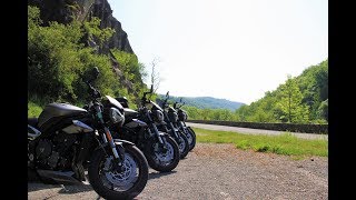 Triumph Street Triple 765 RS Road trip en Auvergne [upl. by Weinhardt810]