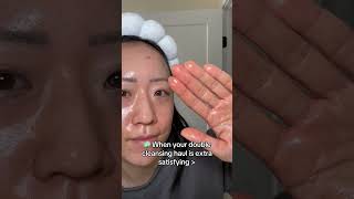 When your double cleansing haul is extra satisfying ☺ pores sebaceousfilaments shorts [upl. by Odom259]