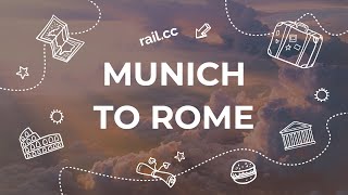 Munich to Rome by nightjet train [upl. by Nnylrac]