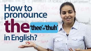 How to Pronounce quotthequot in English  English Pronunciation amp Grammar lesson [upl. by Mansfield]