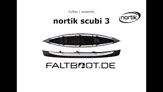 nortik scubi 3 Faltboot Aufbau [upl. by Aksel763]