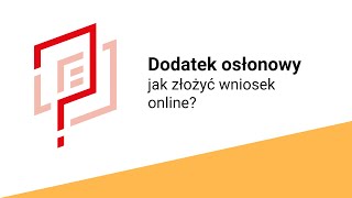 DODATEK OSŁONOWY  Jak złożyć wniosek online [upl. by Anastassia544]