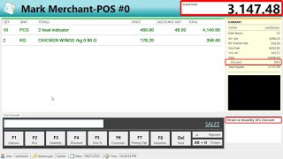 Commercial Point of Sale POS System flow Part 3 Cashiering [upl. by Yaron]