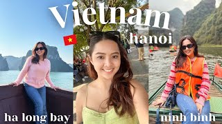 vietnam travel vlog ðŸ‡»ðŸ‡³ hanoi ha long bay ninh binh [upl. by Ecnarf504]