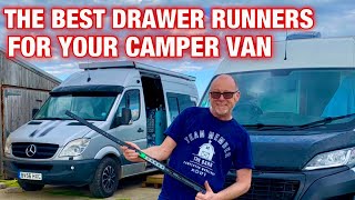 How To Install Drawer Runners In A Camper Van The Easy Way [upl. by Leanahtan]