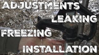 Frost Proof Hydrant Tips and Tricks  Prevent leaking and freezing [upl. by Lundin]