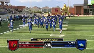 Elkins High School vs Bellaire High School  Football  82722 [upl. by Cozza]