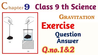 Class 9 Gravitation Exercise Question number 1amp2 full explanation [upl. by Oknuj147]