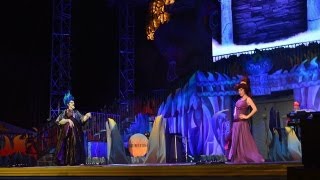 Unleash the Villains Full Stage Show at Hollywood Studios Hades Megara Oogie Boogie Intro [upl. by Yrtnahc147]