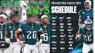 Philadelphia Eagles 2024 Schedule Release Reaction and Predictions [upl. by Eneleuqcaj]