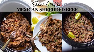 Crock Pot Mexican Shredded Beef [upl. by Notlew]